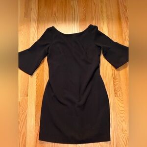 Vince Camuto Black Long Sleeve Dress